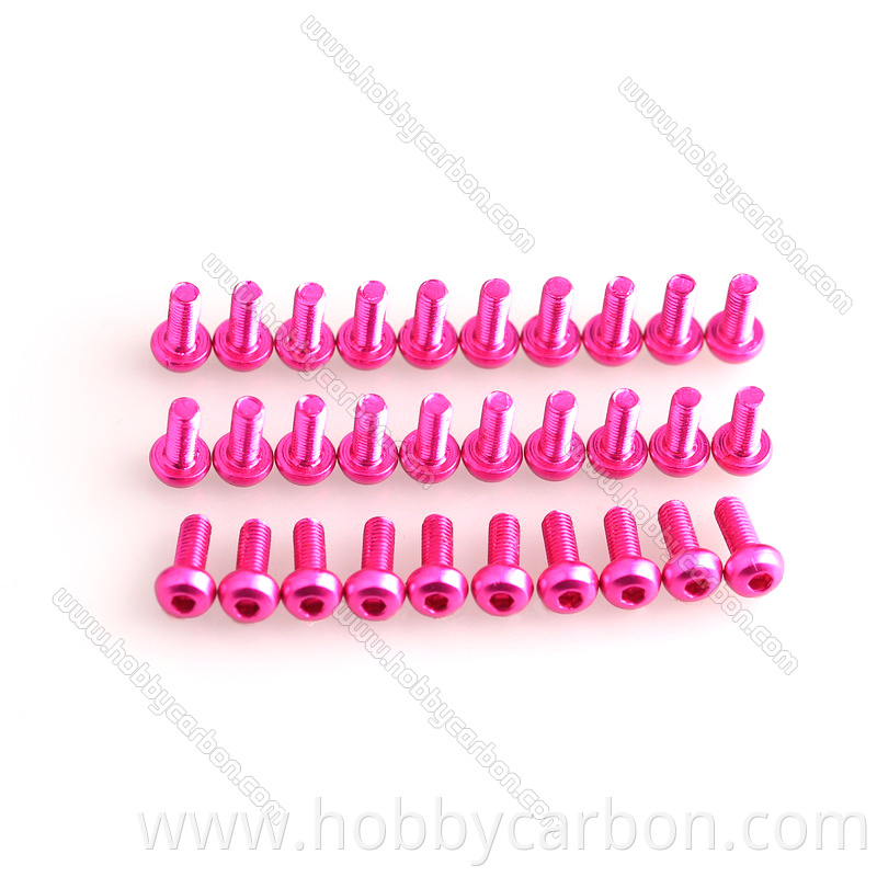 Pink Button Screw